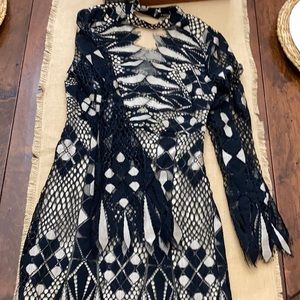 Free People mini dress size 2